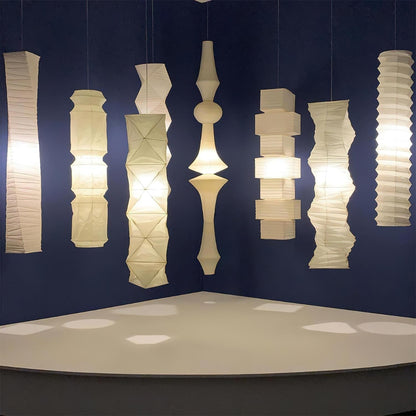 Zyora Sculptural Paper Pendant Lamp