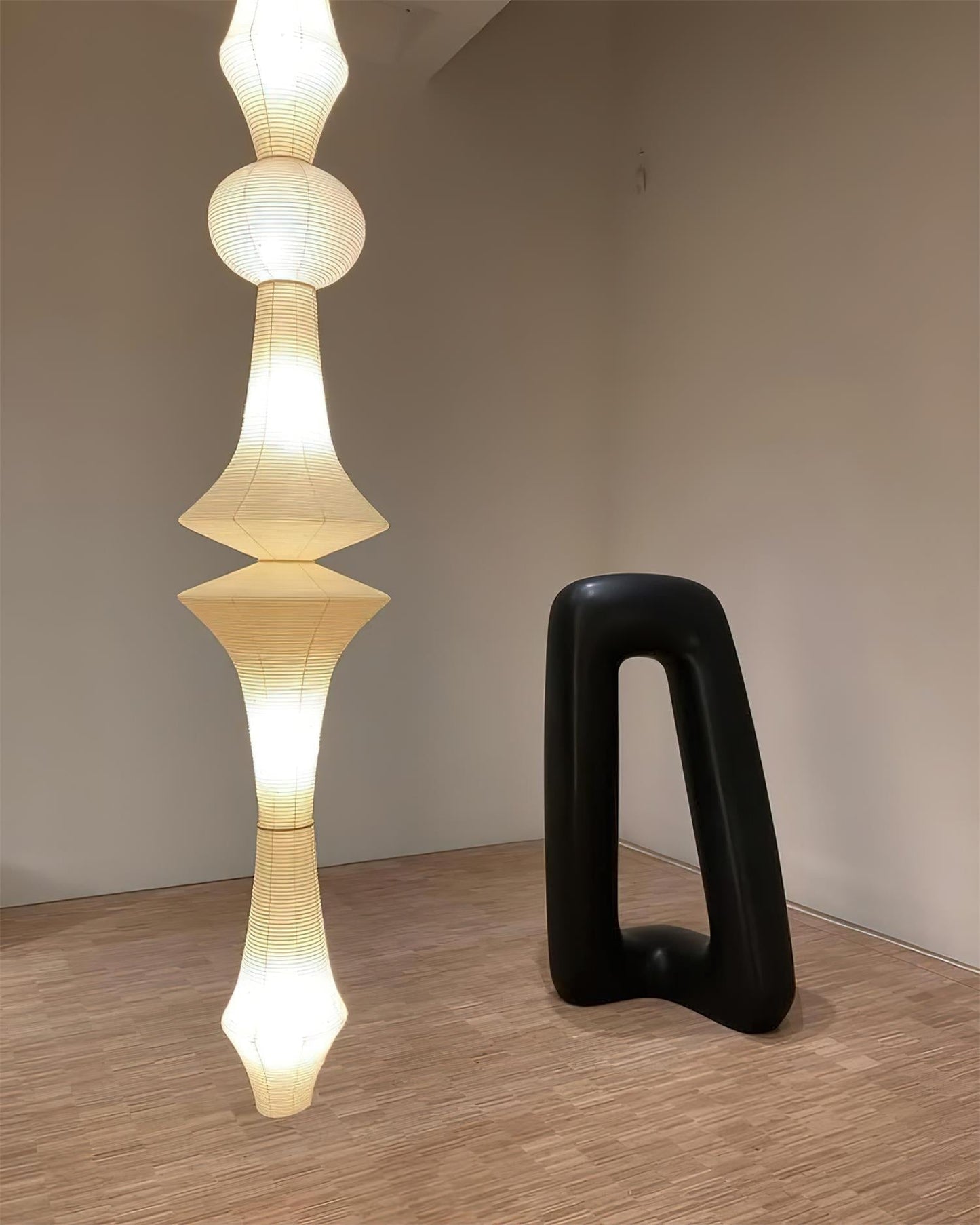 Zyora Sculptural Paper Pendant Lamp