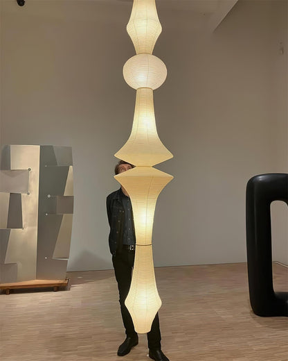 Zyora Sculptural Paper Pendant Lamp