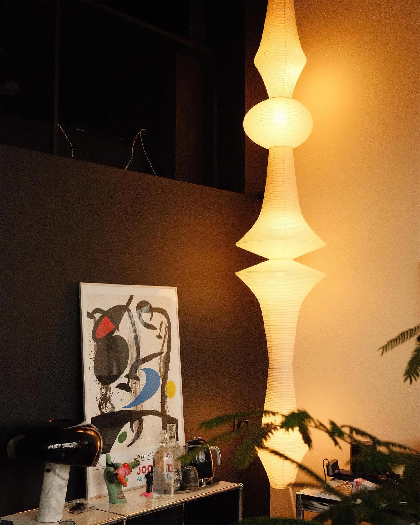 Zyora Sculptural Paper Pendant Lamp