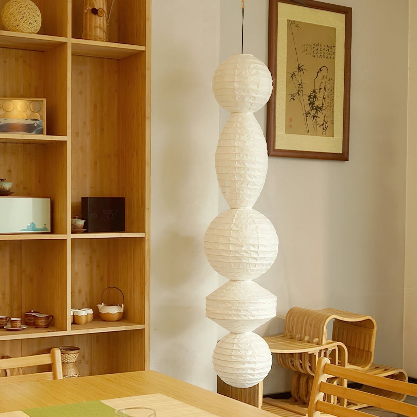 Nami Pendant Light Paper Lantern Wabi-sabi