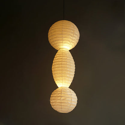 Nami Pendant Light Paper Lantern Wabi-sabi
