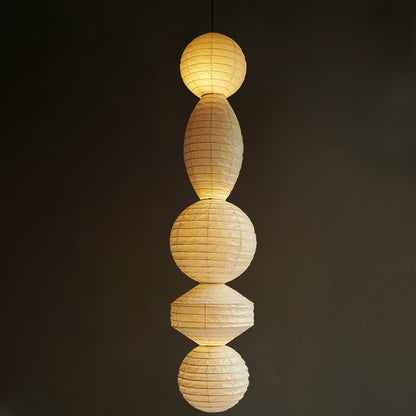 Nami Pendant Light Paper Lantern Wabi-sabi