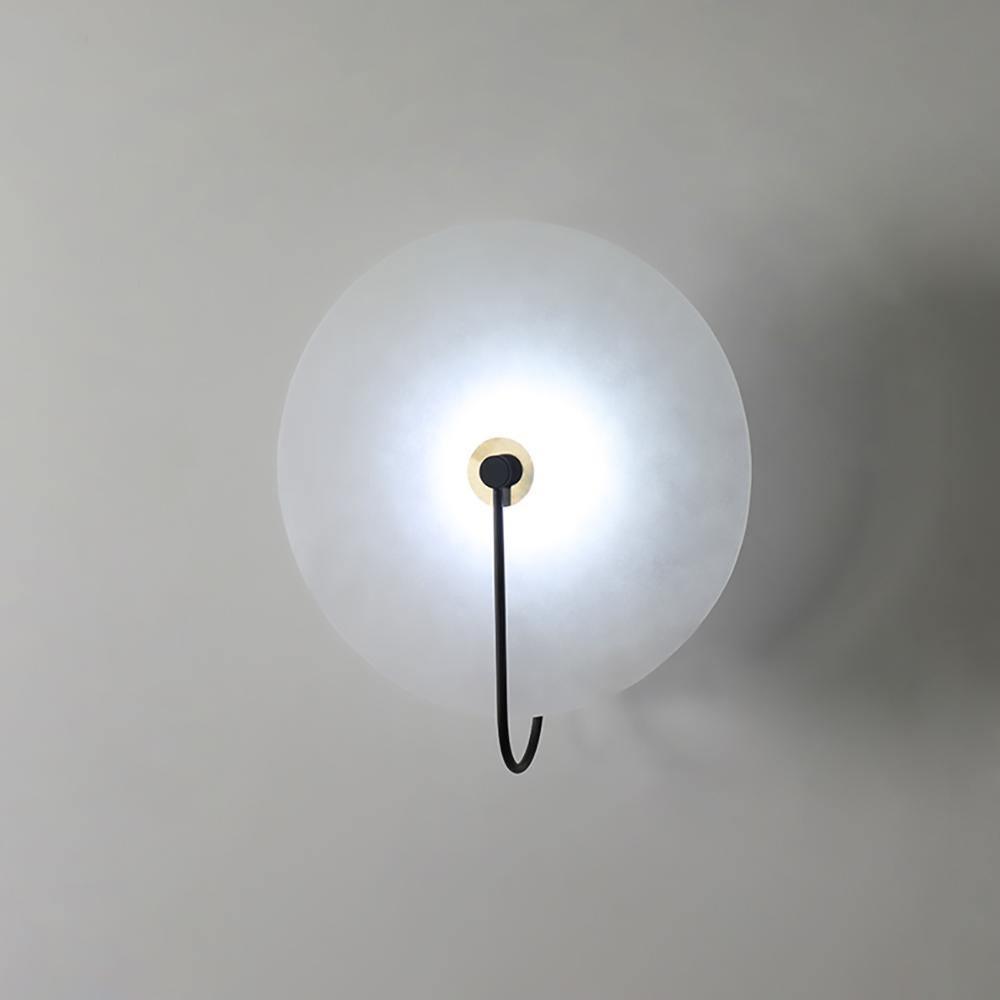 Kristy Alabaster Applique Murale LED Ronde Circulaire Iconique