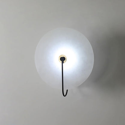 Kristy Alabaster Applique Murale LED Ronde Circulaire Iconique