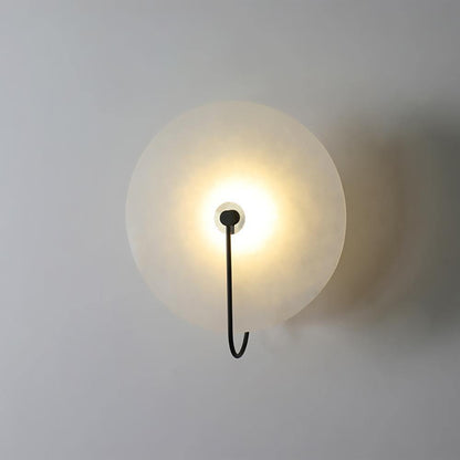 Kristy Alabaster Applique Murale LED Ronde Circulaire Iconique