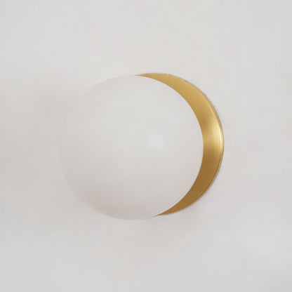Lynq Alabaster Mini Orb Wall Lamp