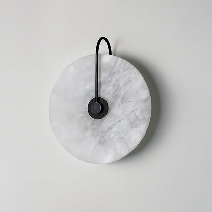 Kristy Alabaster Applique Murale LED Ronde Circulaire Iconique