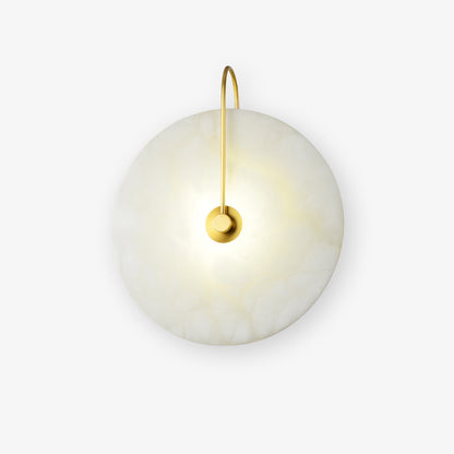 Kristy Alabaster Applique Murale LED Ronde Circulaire Iconique