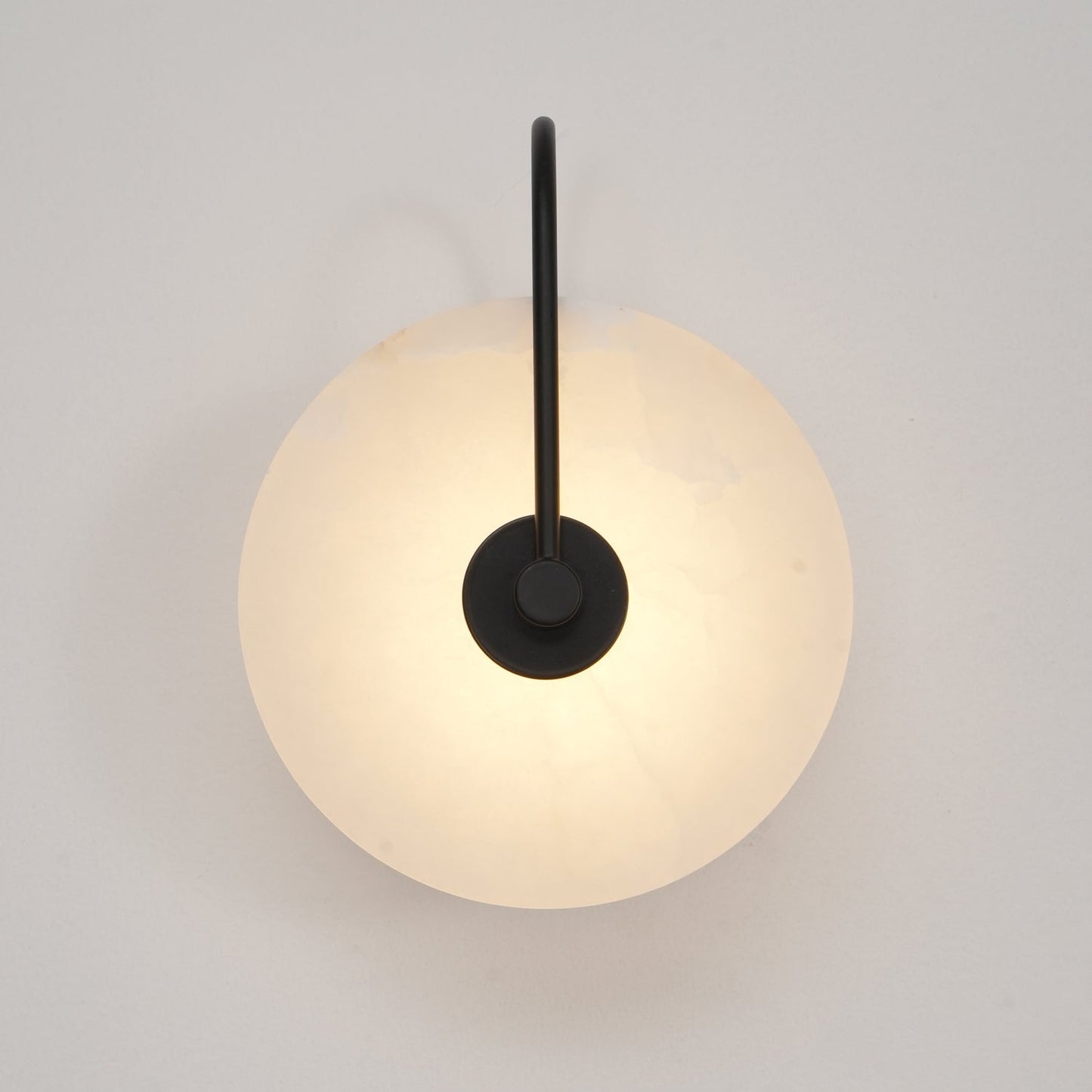 Kristy Alabaster Applique Murale LED Ronde Circulaire Iconique