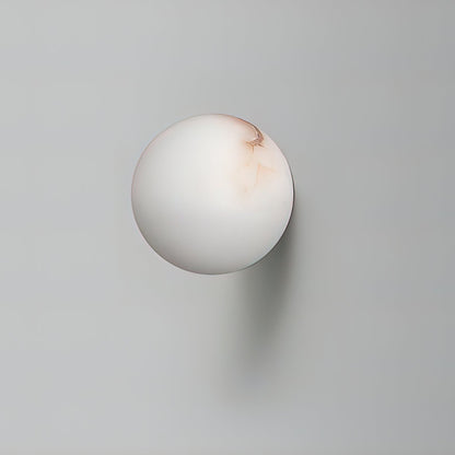 Lynq Alabaster Mini Orb Wall Lamp