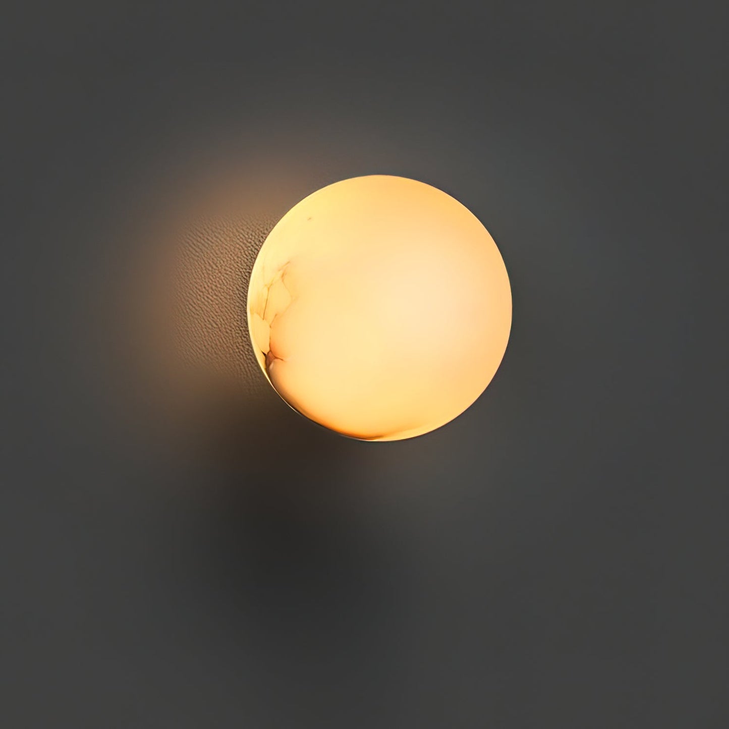 Kristy Alabaster Mini Orb Wall Lamp