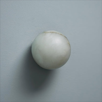 Lynq Alabaster Mini Orb Wall Lamp