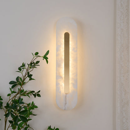 Kristy Alabaster Rounded Wall Lamp