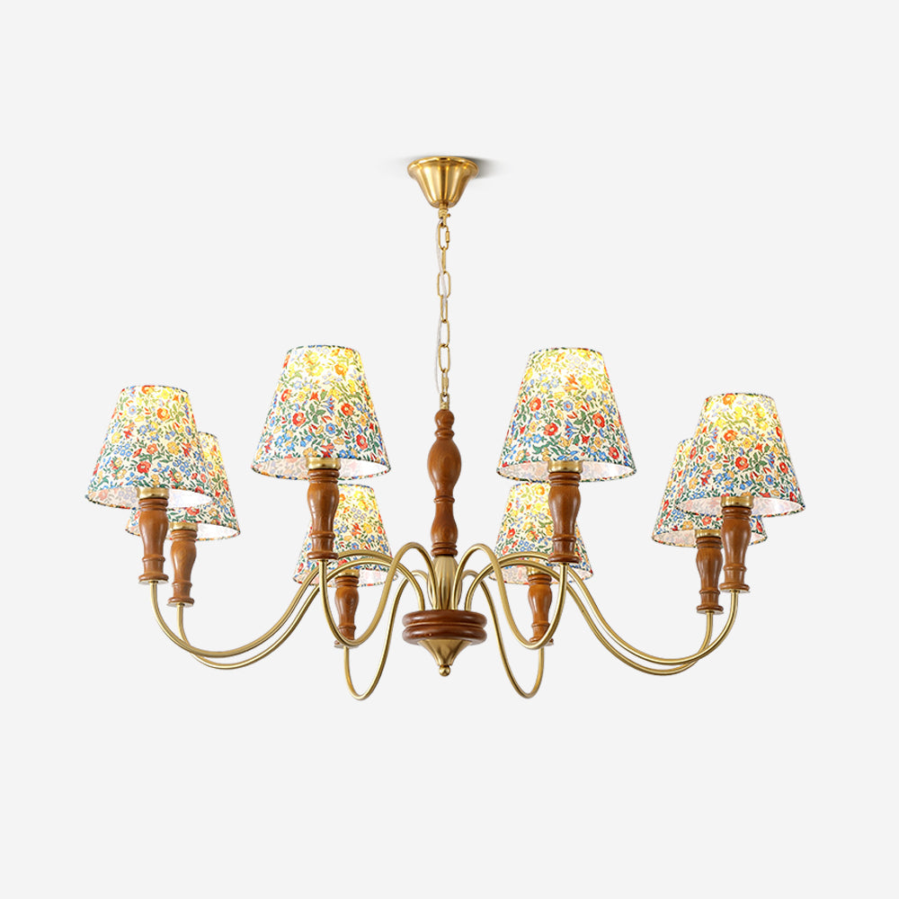Tissu à fleurs Cassian Chandelier