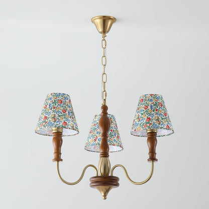 Tissu à fleurs Cassian Chandelier
