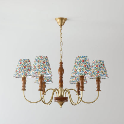Tissu à fleurs Cassian Chandelier