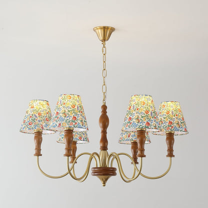 Tissu à fleurs Cassian Chandelier