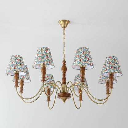 Tissu à fleurs Cassian Chandelier