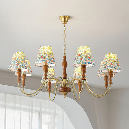 Tissu à fleurs Cassian Chandelier