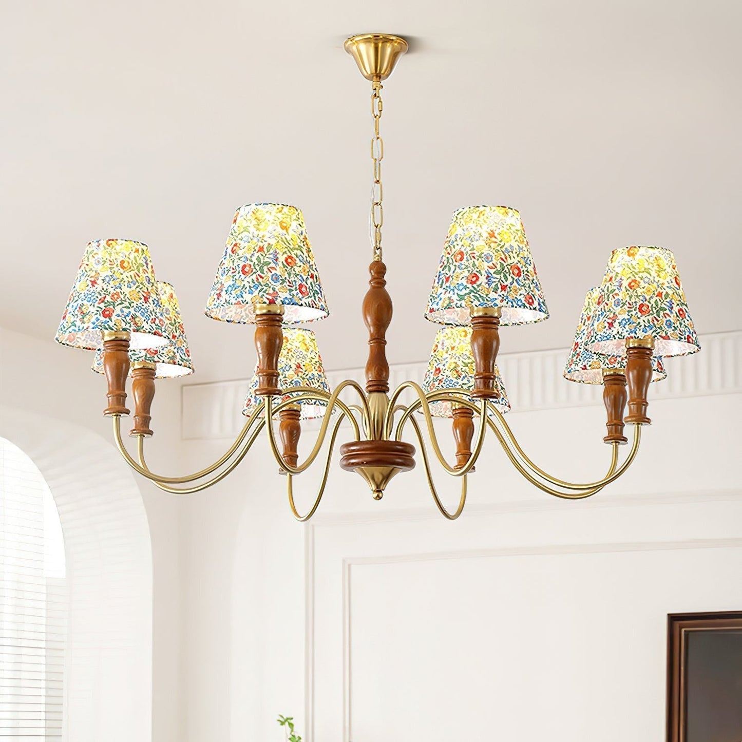 Tissu à fleurs Cassian Chandelier