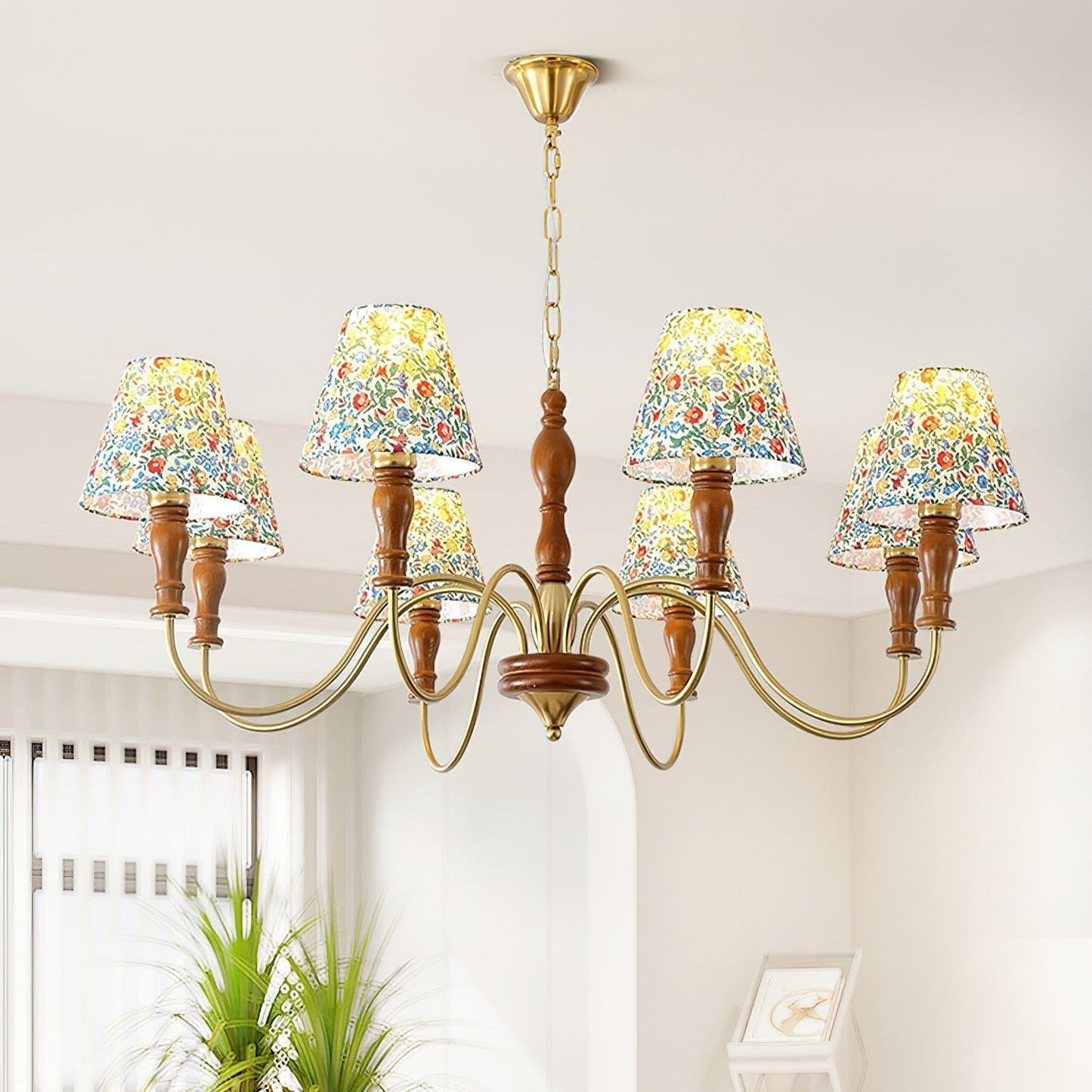 Tissu à fleurs Cassian Chandelier