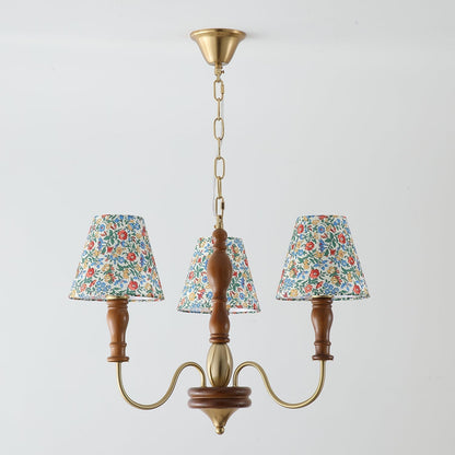 Tissu à fleurs Cassian Chandelier