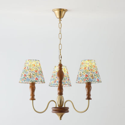Tissu à fleurs Cassian Chandelier