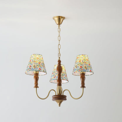 Tissu à fleurs Cassian Chandelier