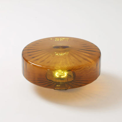 June  Amber Glass  Ceiling Light