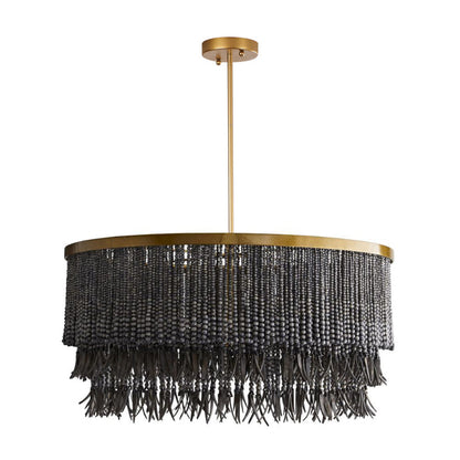 Odette Chandelier Wood and Coconut beads