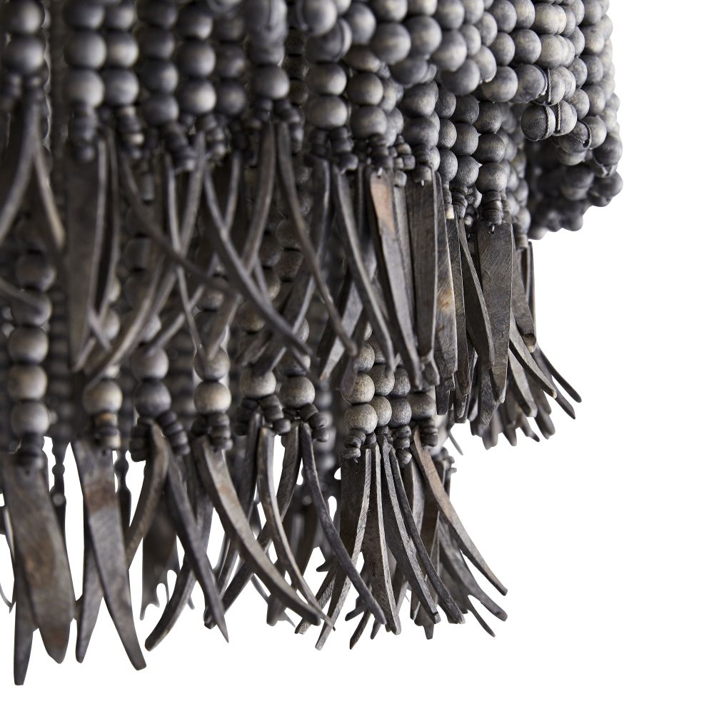 Odette Chandelier Wood and Coconut beads