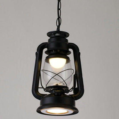 Silva Vintage Rustic Kerosene Pendant Light, 3 Color, 4 Style