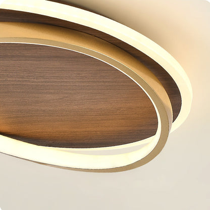 Arisha Modern Rund Dimmable Ceiling Light Gold Metal Bedroom