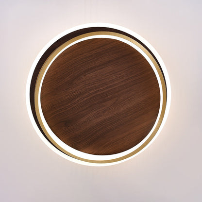 Arisha Modern Rund Dimmable Ceiling Light Gold Metal Bedroom