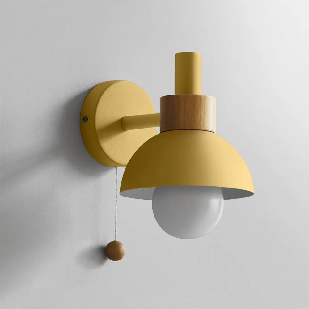 Valentina Applique Murale LED Moderne Métal Verre Chambre Blanc/Jaune/Rose/Vert