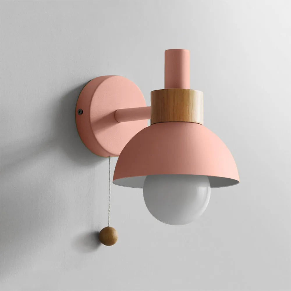 Valentina Applique Murale LED Moderne Métal Verre Chambre Blanc/Jaune/Rose/Vert
