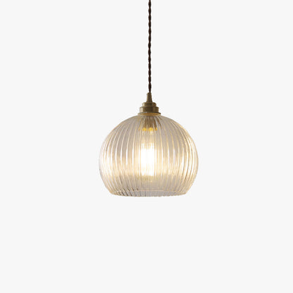 Suspension LED Valentina Minimalist Sphère Métal/Verre Blanc/Transparent
