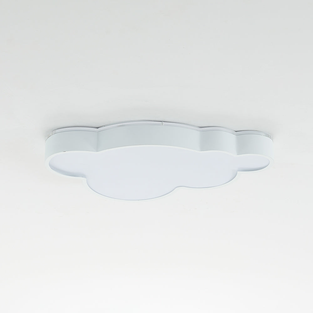 Moderne Deckenleuchte „Arisha Cloud“, weiß, Metall
