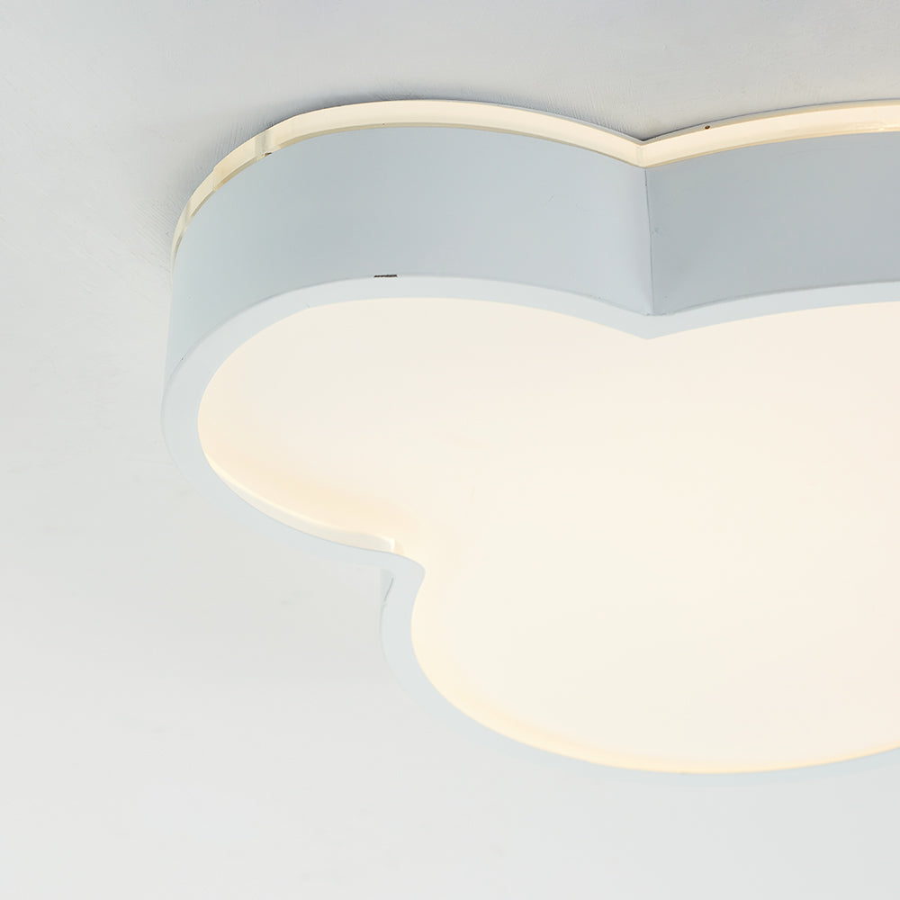 Moderne Deckenleuchte „Arisha Cloud“, weiß, Metall
