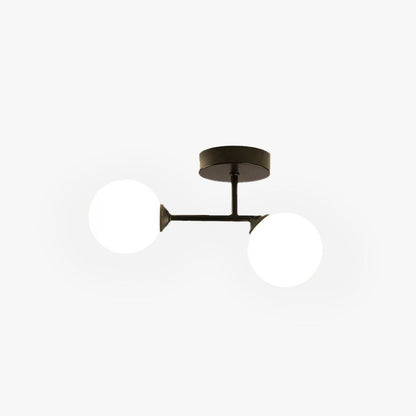 Valentina semi-inbouwplafondlamp, 2 kleuren