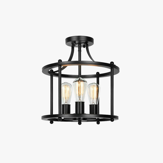 Austin Inbouwplafondlamp Lantaarn Industrieel