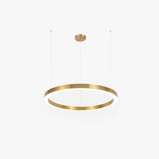 Arisha moderne ring metalen hanglamp, goud
