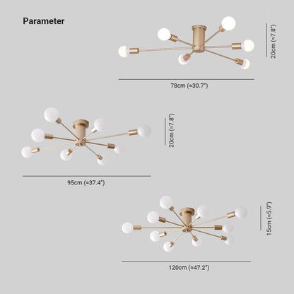 Plafonnier Valentina Modern Globe Bubble