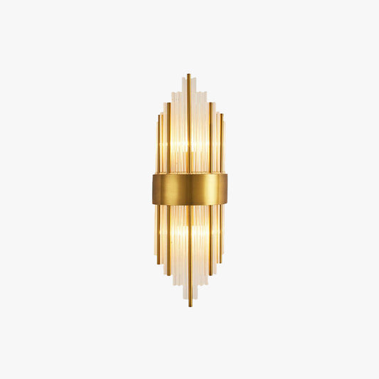 Kristy Luxury Gold Crystal Bedroom Bedside Wall Lamp