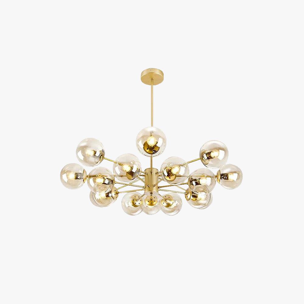Valentina Designer Simple Nordic Pendelleuchte, Schwarz/Gold