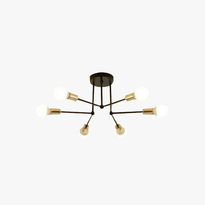 Valentina Inbouwplafondlamp Lineair Industrieel