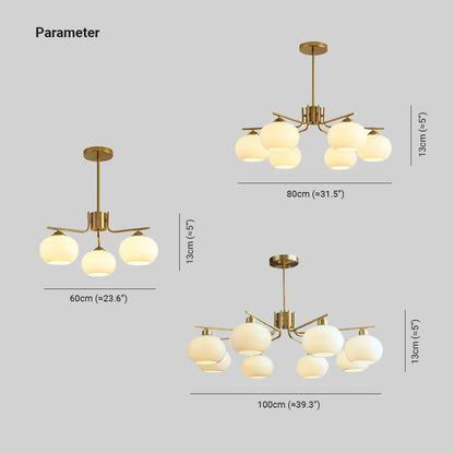 Pendelleuchte Valentina, halbrund, modern, Metall/Glas, Gold/Nickel, Esszimmer