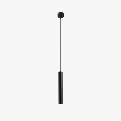 Arisha Minimalist Cylinder Black Pendant Light