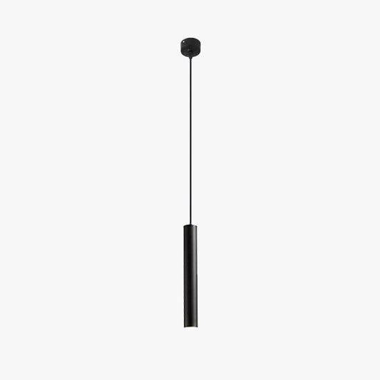 Arisha Minimalist Cylinder Black Pendant Light